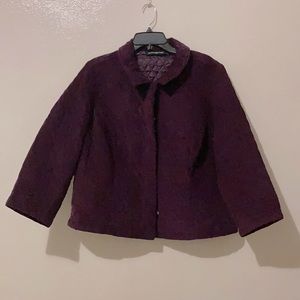 BRIGGS NEW YORK | Beautiful Plum Quilted Cold Jacket